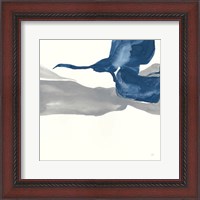Framed Sapphire and Gray I