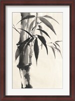 Framed Sumi Bamboo Cream