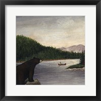 Framed North Woods Bear II