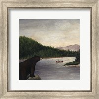 Framed North Woods Bear II