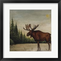 Framed North Woods Moose II