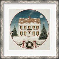 Framed Merry Lil House