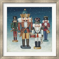 Framed King Nutcrackers Snow