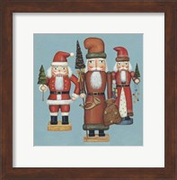 Framed Santa Nutcrackers