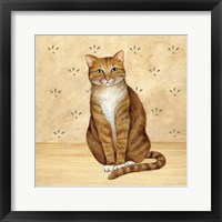 Framed 'Country Kitty II' border=