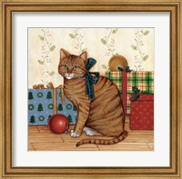 Framed Christmas Kitty II