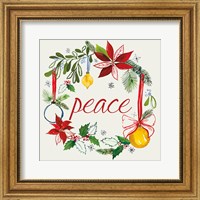 Framed Watercolor Christmas VII