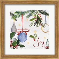 Framed Watercolor Christmas I