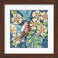 Framed Arts and Crafts Bird I