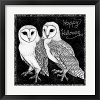 Framed 'Arsenic and Old Lace Happy Halloween' border=