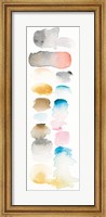 Framed Watercolor Swatch Panel I Bright