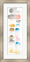 Framed Watercolor Swatch Panel I Bright