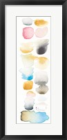 Watercolor Swatch Panel II Bright Framed Print