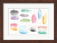 Framed Watercolor Swatch Element