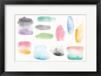 Framed Watercolor Swatch Element