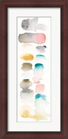 Framed Watercolor Swatch Panel I