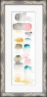 Framed Watercolor Swatch Panel I