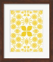 Framed Retro Lemon Otomi Monotone