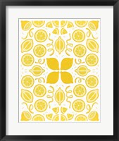 Framed Retro Lemon Otomi