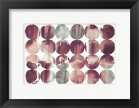 Framed Spring Dots Plum