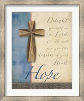 Framed Words for Worship Hope