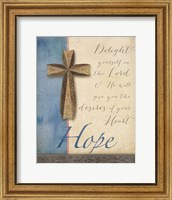 Framed Words for Worship Hope