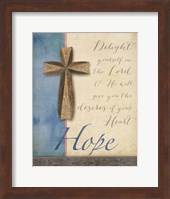 Framed Words for Worship Hope