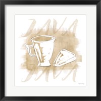 Jazzy Java I Framed Print