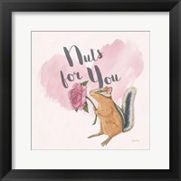 My Furry Valentine IV Sq Framed Print