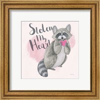 Framed 'My Furry Valentine I Sq' border=