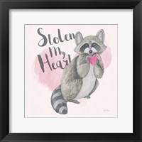 My Furry Valentine I Sq Framed Print