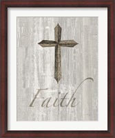 Framed Words for Worship Faith on Wood