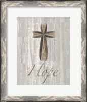 Framed Words for Worship Hope on Wood