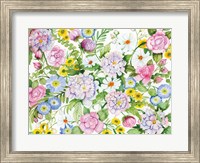 Framed Floral Delight I