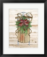 Framed Holiday Sports II on Wood