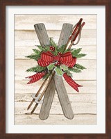 Framed Holiday Sports IV on Wood