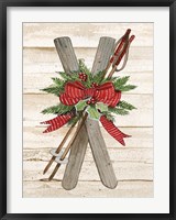 Framed Holiday Sports IV on Wood