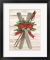 Framed Holiday Sports IV on Wood