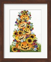 Framed Happy Pumpkins