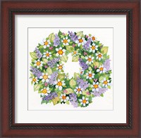 Framed Spring Wreath IV