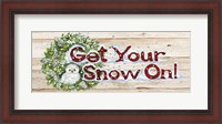 Framed Holiday Sayings III on Wood