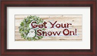 Framed Holiday Sayings III on Wood