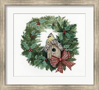 Framed Holiday Wreath III