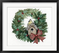 Framed Holiday Wreath III