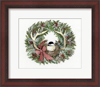Framed Holiday Wreath IV