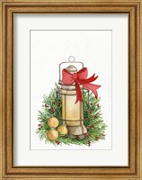 Framed Holiday Lantern II