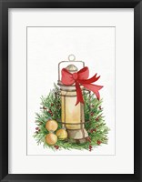 Holiday Lantern II Framed Print