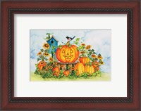 Framed Halloween Pumpkins