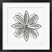 Patterns of the Amazon Icon I Framed Print