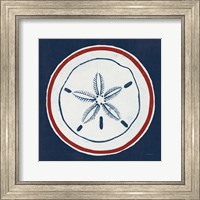 Framed Summer Shells I Nautical